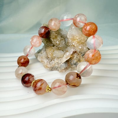 運勢/氣場/健康-《膠花水晶手鍊》3