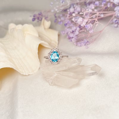 滿鑽拓帕石戒指3