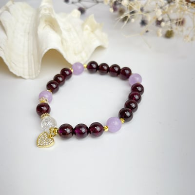 正能量/旺運勢-《高檔紫牙烏設計款手鍊》5