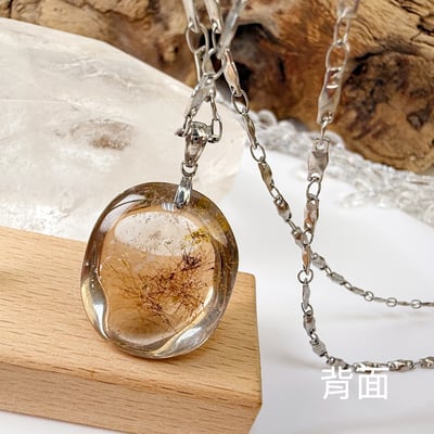 健康/招財-《原礦風紅銅鈦項鍊》7