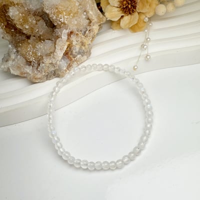 正能量/安穩平靜-《極細白月光素圈手鍊》3