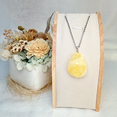 避邪擋煞/招財納福-《錢龜琥珀蜜蠟項鍊》1