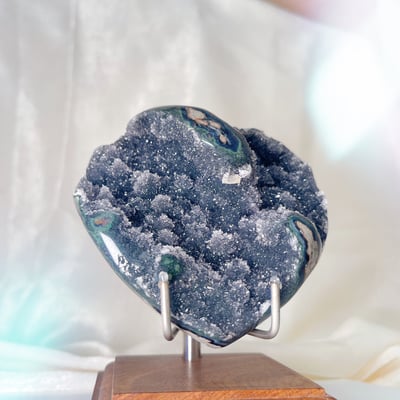 稀有變種紫晶瑪瑙紋路水晶座5