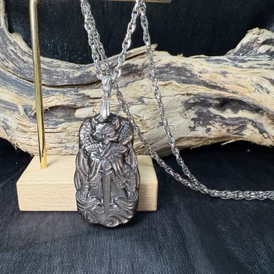 靈蛇護法/擋煞避邪-《靈蛇護法狐將軍銀曜石項鍊》2