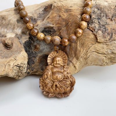 清香味/避邪安神-《野生越南芽莊彌勒佛沉香項鍊》1