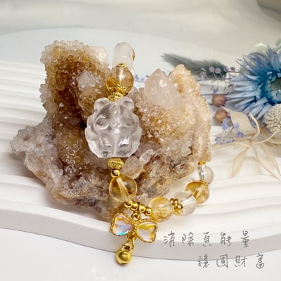 財富能量/貴人運-《白水晶九尾狐手鍊》4