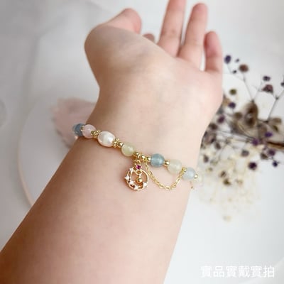 好氣色/好人緣/正能量-《摩根石小珍珠手鍊》5
