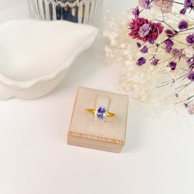 丹泉石金銀雙色戒指2