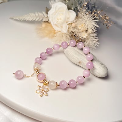 貴人/健康/智慧-《紫鋰輝白月光手鍊》2