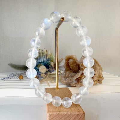 正能量/安穩平靜-《8mm藍韻白月光石手鍊》4