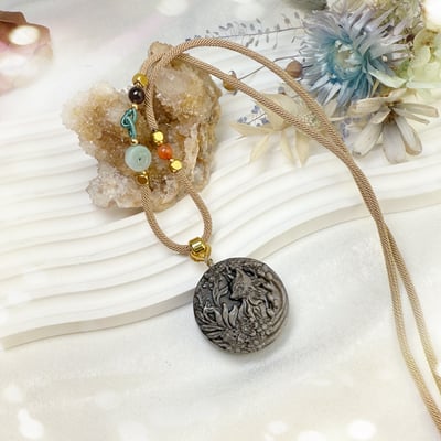 桃花人緣/擋煞避邪-《繁花似錦銀曜九尾狐項鍊》5