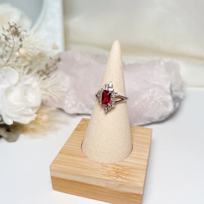 幾何石榴石戒指3