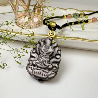 桃花人緣/擋煞避邪-《銀曜蓮花九尾狐項鍊》2