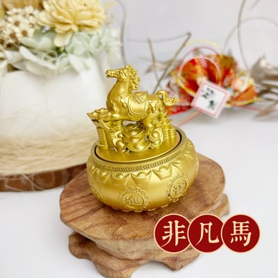 聚財/鎮宅/風水-《黃銅十二生肖聚寶盆風水擺飾》1