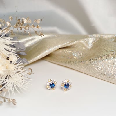 藍寶耳環5