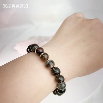 穩定心靈/招財助事業-《9.5mm綠幽靈聚寶盆水晶手鍊》6