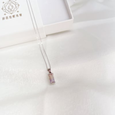 簡約紫黃晶小項鍊6