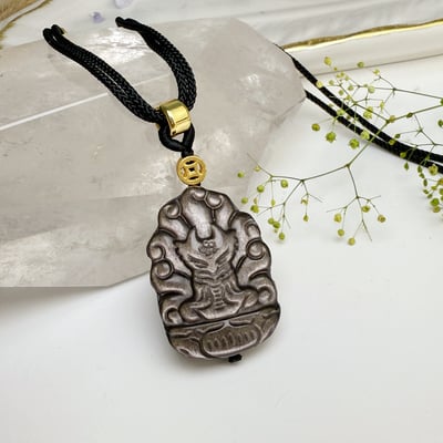 桃花人緣/擋煞避邪-《銀曜蓮花九尾狐項鍊》5