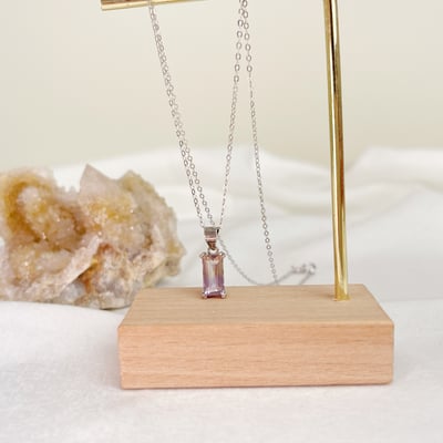 簡約紫黃晶小項鍊4