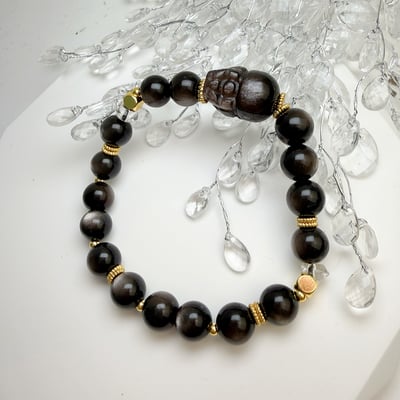 招財/避邪/防小人-《高檔銀曜貔貅設計款手鍊》4