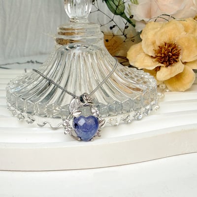 運氣爆棚/和諧能量-《丹泉石愛心珠寶項鍊》3