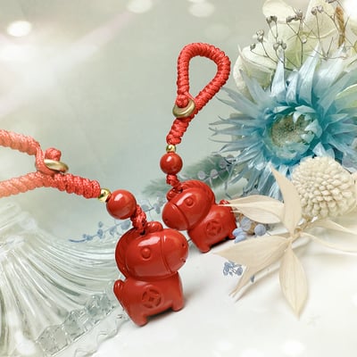 平安/開運/本命年-《馬上有錢硃砂吊飾》3