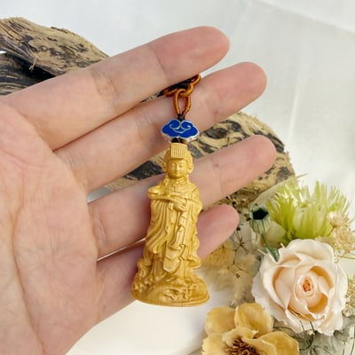 質感精品-《黃楊木媽祖平安吊飾》5