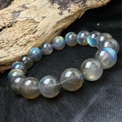 擋煞/沉穩/堅定-《11.5mm彩色高光拉長石手鍊》5