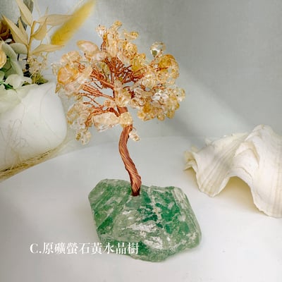 開運原礦水晶樹-《綠螢石原礦水晶發財樹》3