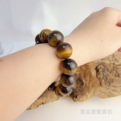 招財/霸氣/收藏-《17.5mm霸氣虎眼石手珠》6