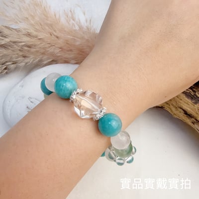 提升能量/淨化-《激光白晶天河月光手鍊》6