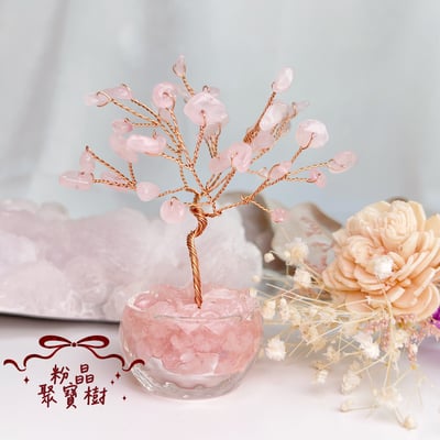 招財/貴人/開運-《粉晶、黃水晶、紫水晶聚寶樹/水晶樹》4