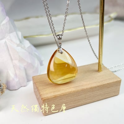 招財/旺運勢/積極樂觀-《黃水晶水滴形項鍊》3