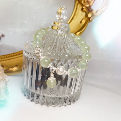 事業/願望達標-《純銀兩儀葡萄石水晶手鍊》3