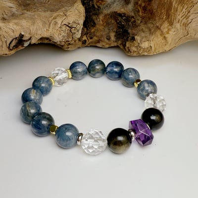 調整能量/安定/財富-《金曜紫水藍晶石手鍊》2