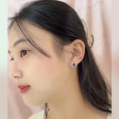 輕奢珠寶～藍晶石耳環5