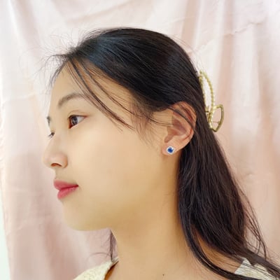 輕奢珠寶～藍晶石耳環5