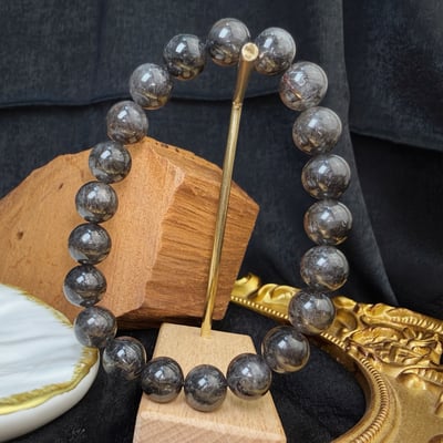 財富/擋煞/能量-《9mm黑銅鈦水晶手鍊》3