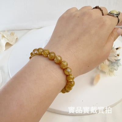 招財聚財/增加運勢-《8.5mm滿絲礦母鈦晶手鍊》5