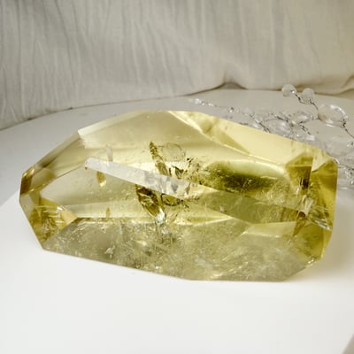 招財/事業《黃水晶切塊原礦》35