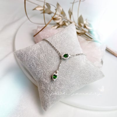 綠色寶石/主事業-《綠透輝石蛇形設計項鍊》4