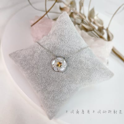 靈性/直覺-《馬島彩色月光山茶花項鍊》7