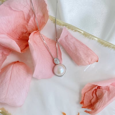 珠寶級天然珍珠-《簡約設計 珍珠項鍊》4