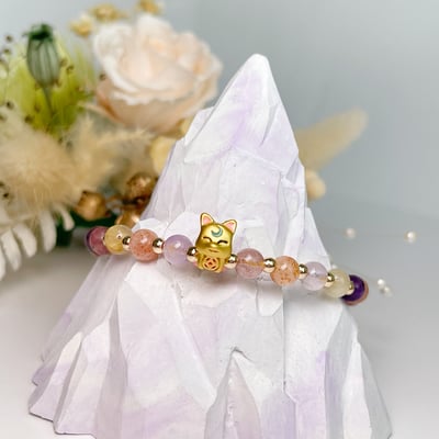 全方位功效/注金九尾狐-《九尾狐多寶水晶手鍊》4