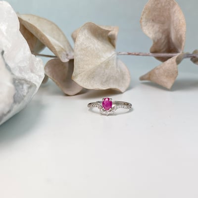 自信魅力/創造幸福-《氣質感無燒紅寶戒指》6