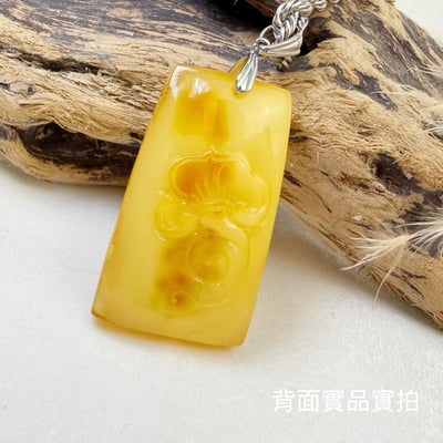 辟邪去災/招財納福-《珍藏級老鷹金絞蜜琥珀項鍊》4
