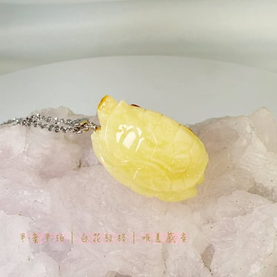 避邪擋煞/招財納福-《金錢龜琥珀蜜蠟項鍊》4