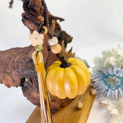 招福避邪-《黃金檀 金瓜原木吊飾》3