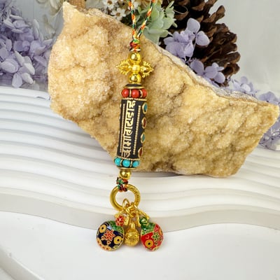 招財納福/闔家平安-《尼泊爾天珠吞金獸吊飾》4