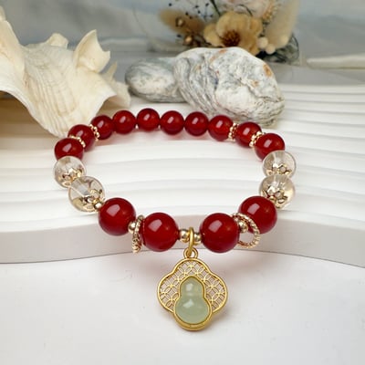吉祥平安/淨心-《葫蘆紅玉髓手鍊》3